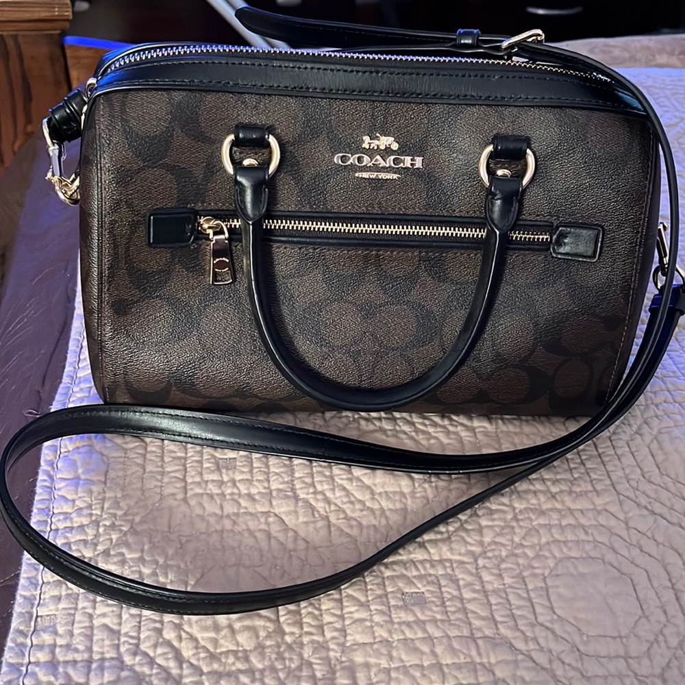 Coach Rowan Satchel in Signature Canvas